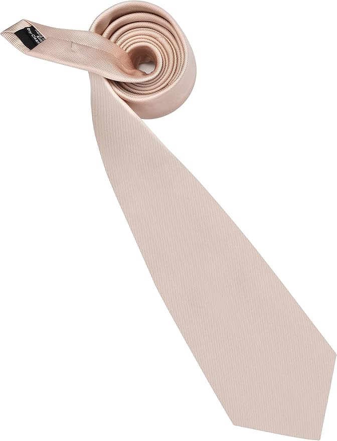 GUSLESON Classic New 3.15"（8cm） Men's Solid Color Necktie Wedding Business Tie + Gift Box