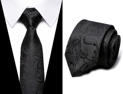 Tie For Men Necktie Woven Jacquard Neck Ties Set 6 PCS