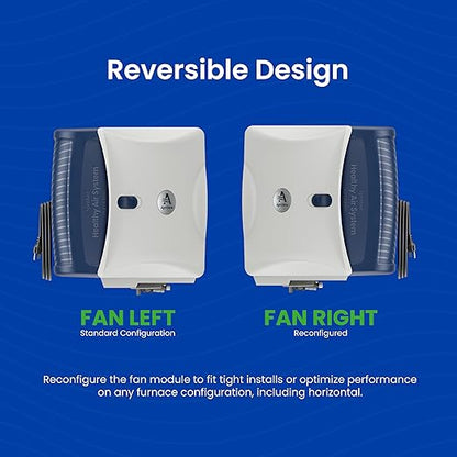 AprilAire 720MKZ Whole-House Fan-Powered Evaporative Humidifier – 21 GPD, Water Saving, Manual Control, Installation Kit, for up to 6,250 Sq. Ft., Part of the AprilAire Healthy Air System