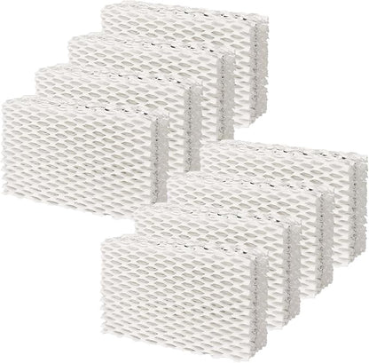 8 Pack Wf813 Eqwf813 Humidifier Filters Compatible with Equate Eqwf813 Eq-2119-Ul Relion RCM-832 RCM-832N ProCare PCCM-832N Cool Mist Humidifier Replacement Filter, White