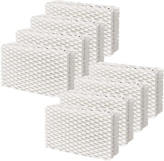 8 Pack Wf813 Eqwf813 Humidifier Filters Compatible with Equate Eqwf813 Eq-2119-Ul Relion RCM-832 RCM-832N ProCare PCCM-832N Cool Mist Humidifier Replacement Filter, White