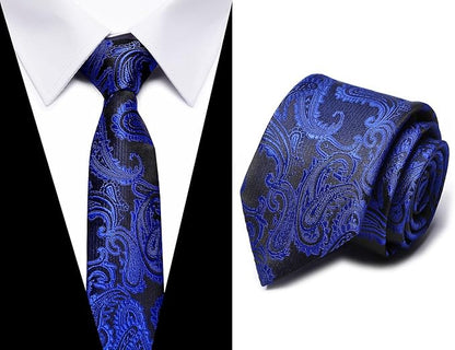 Tie For Men Necktie Woven Jacquard Neck Ties Set 6 PCS