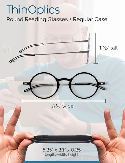 ThinOptics Rectangular Reading Glasses