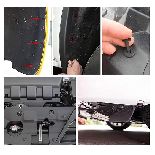 GOOACC - GRC-04 20SETS 240PCS Bumper Retainer Clips Car Plastic Rivets Fasteners Push Retainer Kit Popular Sizes Auto Push Pin Rivets Set Door Trim Panel Fender Clips for GM Ford Toyota Honda Chrysler