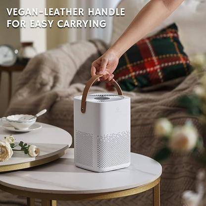 Airthereal ADH70 True HEPA Filter Air Purifier for Desktop, Bedroom and Car with Sleep Mode, Removes Allergies, Dust, Pollen, Smoke and Odor, Type-C USB power cable, Day Dawning, White (2-Pack)