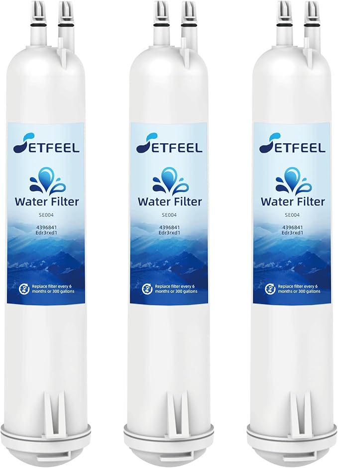 Edr3rxd1 4396841 Water Filter Replacement For Everydrop Filter 3, Compatible With Kenmore Refrigerator 9083, Whirlpool Ice and Water whr3rxd1, kad3rxd1, 9030, 460-9083, 3 Pack SETFEEL