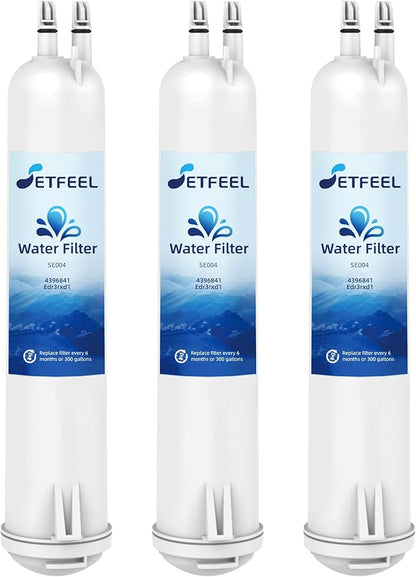 Edr3rxd1 4396841 Water Filter Replacement For Everydrop Filter 3, Compatible With Kenmore Refrigerator 9083, Whirlpool Ice and Water whr3rxd1, kad3rxd1, 9030, 460-9083, 3 Pack SETFEEL