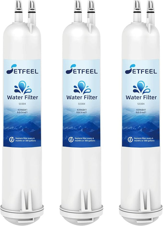 Edr3rxd1 4396841 Water Filter Replacement For Everydrop Filter 3, Compatible With Kenmore Refrigerator 9083, Whirlpool Ice and Water whr3rxd1, kad3rxd1, 9030, 460-9083, 3 Pack SETFEEL