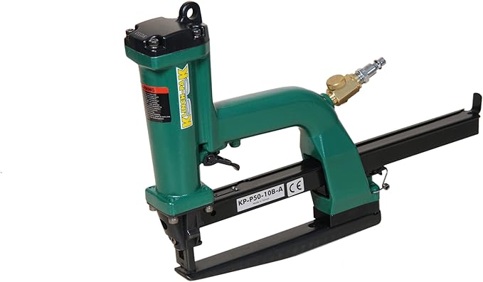 KP-P50-777 1/2 Inch Crown Pneumatic Plier Stapler for 777 Series Staples with 3/8-Inch 1/2-Inch or 5/8-Inch Leg Staples, Ideal for Trays & Lids, End Caps, Header & Bags, Container Inserts