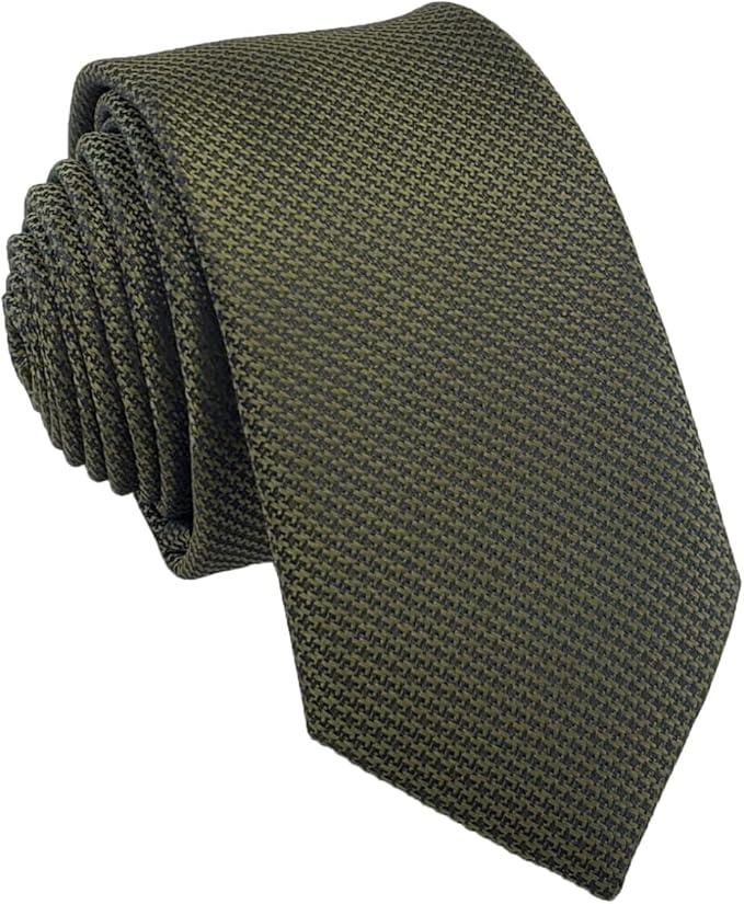 Mens Solid Neckties,2.36'' Wide Slim Tie For Men With Gift Box
