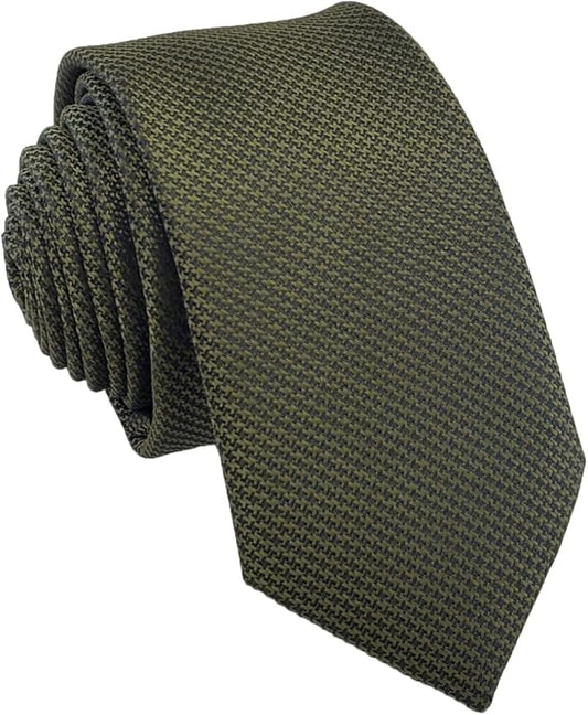 Mens Solid Neckties,2.36'' Wide Slim Tie For Men With Gift Box