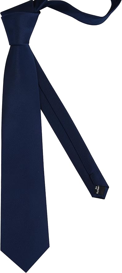 GUSLESON Classic New 3.15"（8cm） Men's Solid Color Necktie Wedding Business Tie + Gift Box