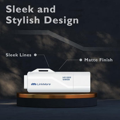 LinkMore NR G03 128GB USB 3.2 Gen2 Flash Drive, Read Speed up to 100MB/s