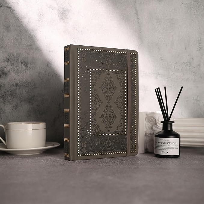 TIEFOSSI Dot Journals for Women Men, Dot Journals for Writing Women, 160gsm Thick Paper, 190 Numbered Pages, for Planner Organization