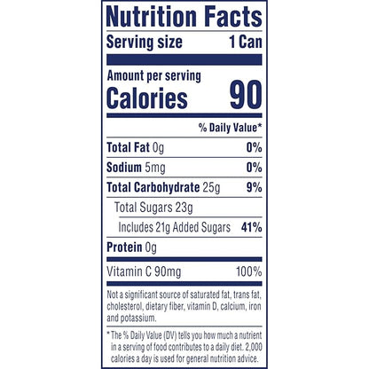 Ocean Spray Cranberry Juice Cocktail, 7.2 oz Cans (Pack of 24)