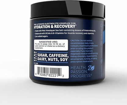 Zeal Electrolyte Powder - 90 Servings | Keto Electrolytes Powder | Zero Sugar, BCAAs, B-Vitamins | Potassium, Zinc, Magnesium | Hydration Powder Recovery Drink | Strawberry Vanilla