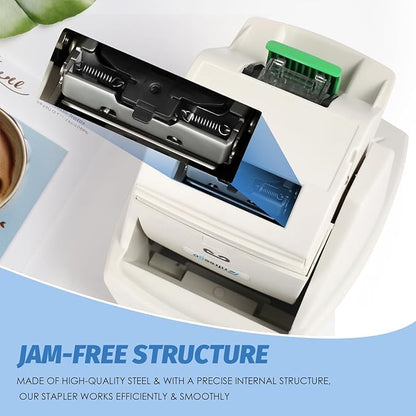 Electric Stapler, Heavy Duty 70 Sheets Automatic Stapler, Jam-Free, Flat-Clinch & Quiet for Home and Office, with 5500 Staples