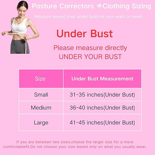 Back Brace Posture Corrector for Women - Adjustable Upper Posture Support Bras for Neck Shoulder Back Straightener - Comfortable Posture Corrector Invisilite Hunchback Slouching Under Clothes (Medium)