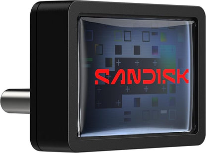 SANDISK 512GB Extreme Fit USB-C Flash Drive - Up to 400MB/s Read speeds, USB 3.2 Gen 1, USB Type-C - Plug-and-Stay Storage - Black - SDCZ530-512G-G46
