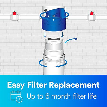 3M Aqua-Pure AP110 Genuine Replacement Whole House Standard Sump Replacement Water Filter Drop-in Cartridge, 5-Micron Sediment, Sand, Dirt, Rust