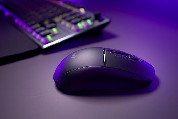 Turtle Beach Burst II Air – 2.4GHz Wireless Gaming Mouse: 47g Ultra Lightweight, Optical Switches, Symmetrical, 26K DPI Optical Sensor, Bluetooth, 120-hour Battery, USB-C Cable – Black