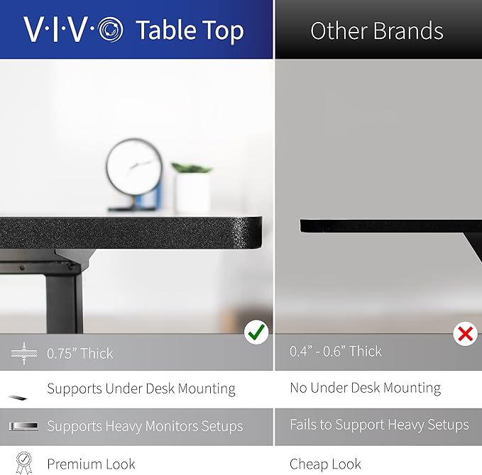 VIVO Electric Height Adjustable 83 x 60 inch Corner Stand Up Desk, 2 White Marble Dry Erase Solid Table Tops, Black Frame, Memory Controller, L-Shaped Workstation, 3E Series, DESK-KIT-3E8BWM