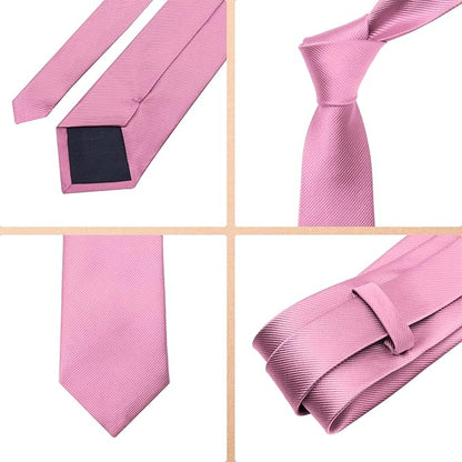 Solid Color Ties for Men 3.15" Mens Tie Classic Formal Neck Ties Mens Neckties for Men Business Wedding Casual