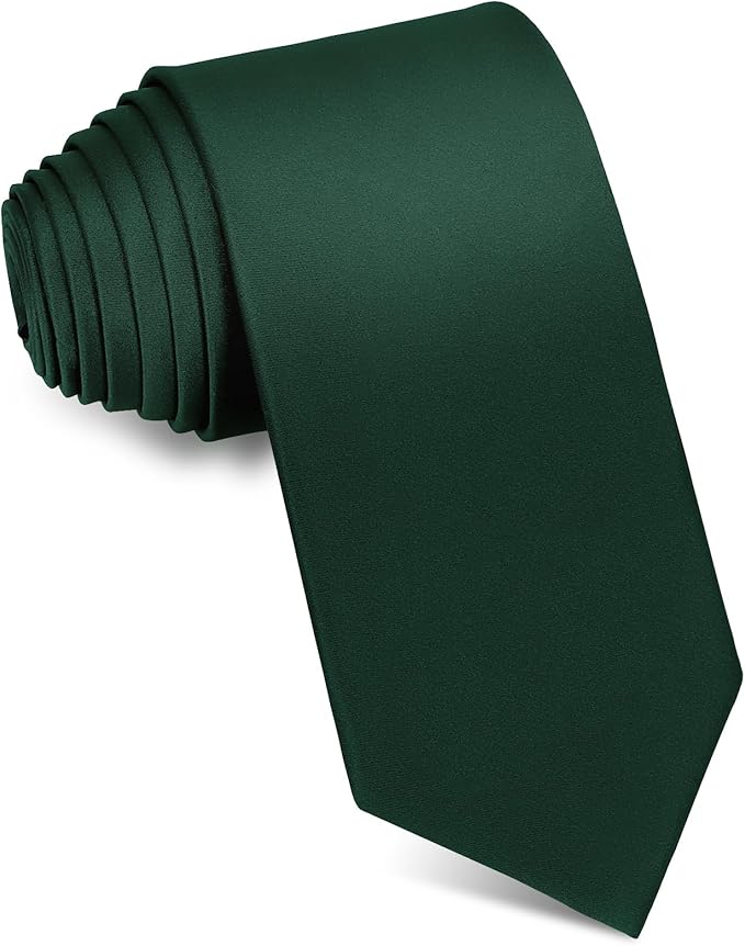 Men's Ties Solid Pure Color 3.15" (8CM) Necktie Plain Formal Business Wedding Black Ties For Men