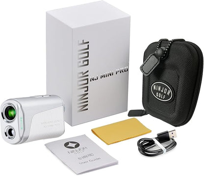 NINJOR GOLF(Ninja Golf) NJ Mini Series Golf Range Finder with Slope Switch and Pin Lock Laser RangeFinder Max1000YD