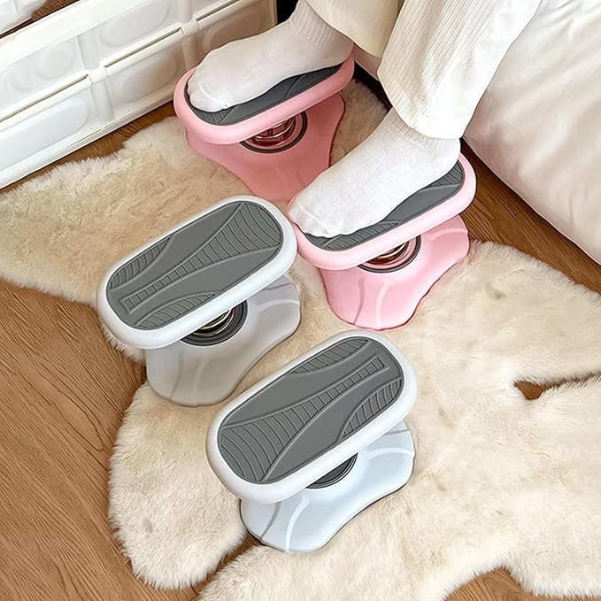 Adjustable Spring Exercise Foot Stool Sport Foot Stool Stool Stable Non-Slip Rest for Desk Table Toilet Study Room Adjustable Spring Exercise Stool