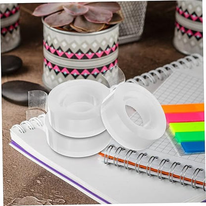 Unomor 24 Rolls Clear Office Tape Strong Adhesive Transparent Stationery Tape Refills for Students School Office Crafts Document Protection