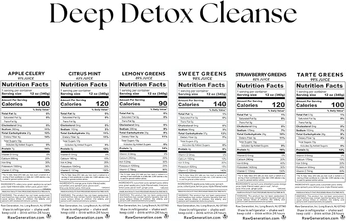 Raw Generation Cleanse for 2 – Cleanse with a Partner for Maximum Results – Two 5-Day Deep Detox Cleanses with Less Sugar to Lose Weight, Detoxify, Reduce Bloating, Increase Energy & Reset Your Diet