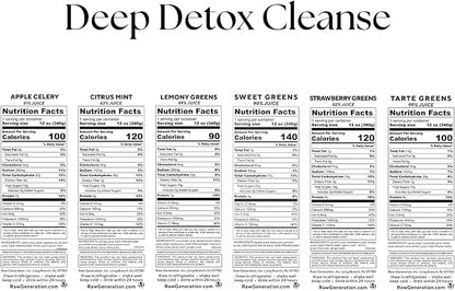 Raw Generation Cleanse for 2 – Cleanse with a Partner for Maximum Results – Two 5-Day Deep Detox Cleanses with Less Sugar to Lose Weight, Detoxify, Reduce Bloating, Increase Energy & Reset Your Diet