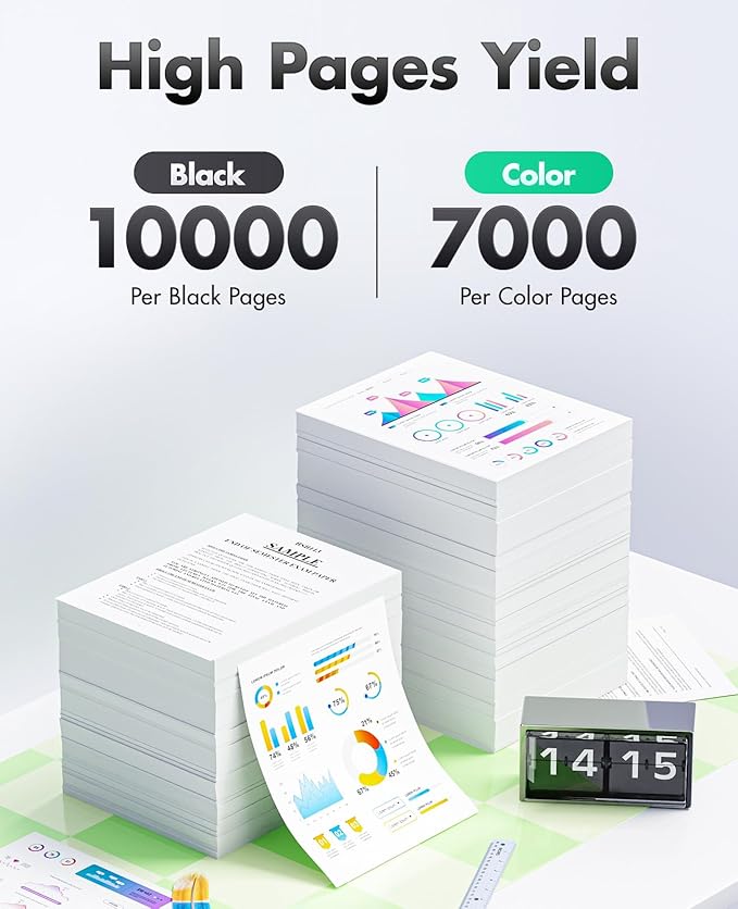972X Ink Cartridges set 4-Pack Replacement for HP 972X 972 972A Ink Compatible with HP Pagewide Pro 477dw 577dw 552dw 577z 477dn 352dw 377dw 452dn 452dw Managed P55250dw P57750dw Printer Black Color