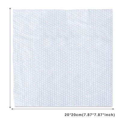 MSOEUESO Cotton Facial Tissues – 100-Count Soft Disposable Face Towels for Sensitive Skin, Makeup Removal & Desk Skincare