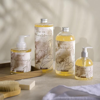 ROMIIE ZOI Liquid Hand Soap Refill, Sandalwood, Gentle & Moisturizing Formula, 750 ML/ 26 FL OZ