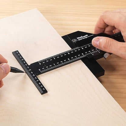 Scriber Gauge 26 Inch – Extra Long Measuring and Marking Ruler, Layout and Joinery Gauge, CNC Aluminum Square Tool for Woodworking, Carpentry, Framing, DIY Projects (New Version)
