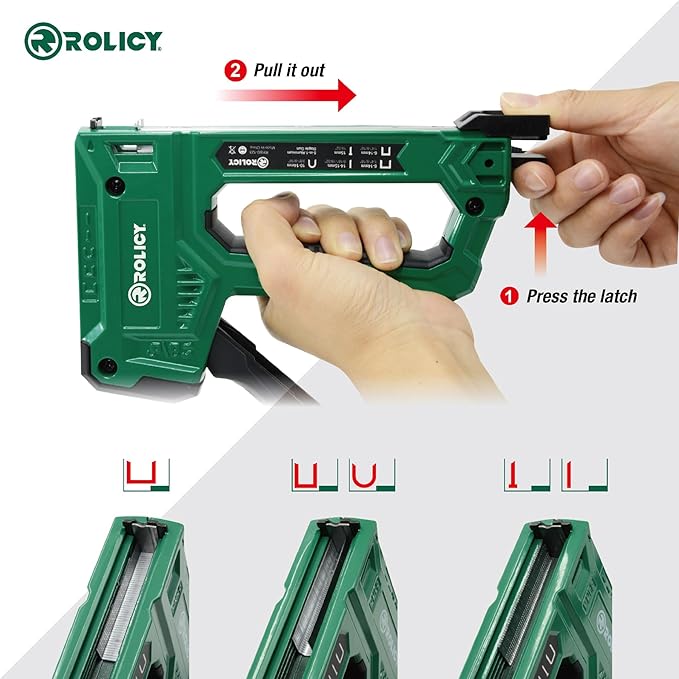 5-in-1 Heavy Duty Aluminum Staple Gun Kit, Manual Brad Nailer with 3000 Staples and 2000 Brad Nails, Staple Remover, Perfect for Upholstery, Crafts, Decoration, Furniture, Wood & Home DIY Use
