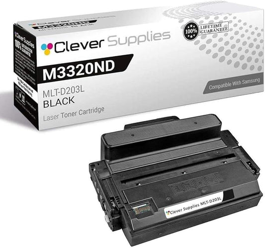 CS Replacement Toner Cartridge Compatible with Samsung ProXpress M3320ND MLT-D203L Black