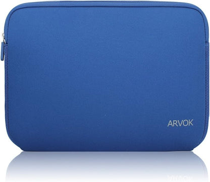 Arvok 17-17.3 Inch Laptop Sleeve Multi-Color & Size Choices Case/Water-Resistant Neoprene Notebook Computer Pocket Tablet Briefcase Carrying Bag/Pouch Skin Cover for HP/Dell/Lenovo/Asus/Acer Dark Blue