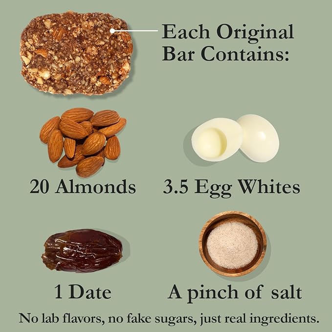 CuraBar Protein Bars – Original, 17g Protein, Low Carb, Gluten Free, Dairy Free, Healthy Snack, Seed Oil Free, No Artificial Ingredients, 12 Count