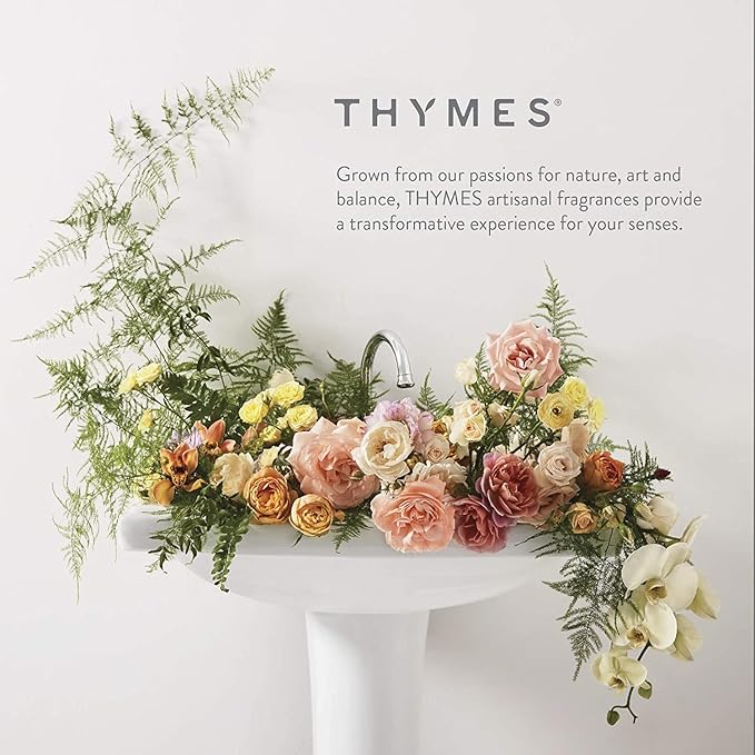 Thymes Hand Wash Refill - Lightly Scented Liquid Hand Soap for Bathroom and Kitchen Refill - Moisturizing Formula with Natural Ingredients (Lemon Leaf, 24.5 fl oz)