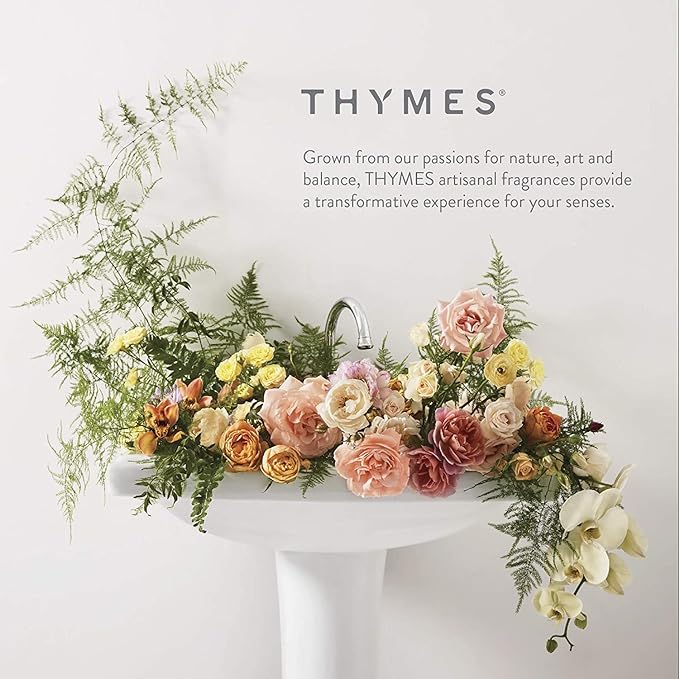 Thymes Hand Wash Refill - Scented Liquid Hand Soap Refill - Deeply Cleansing & Hydrating Formula - Plant-Based Skin Care - Refreshing Citrus Blend (Mandarin Coriander, 24.5 fl oz)