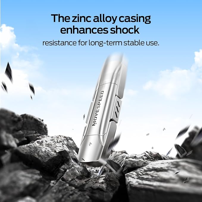 MOVE SPEED 1TB Solid State Flash Drive 570MB/s High Speed USB Drive with Type C + USB 3.2 Drive Dual Port, Thumb Drive Compatible with iPhone 15, 16,17 Series/Android/Phone/MacBook/Audio/Smart TV