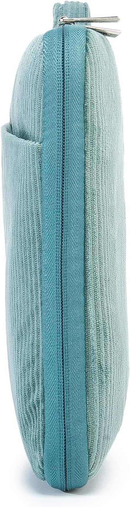Kinmac Green Corduroy 360° Heavy Duty Protective Laptop Sleeve Case Bag Cover with Handle for MacBook Air 13 inch,iPad Pro 13 inch and 13.3 inch HP,Dell,Lenovo,Asus,Acer Laptop