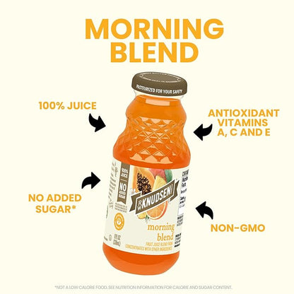 R.W. Knudsen Organic Morning Blend Juice, 8 fl oz (12 Pack)
