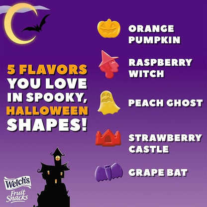 Welch’s Fruit Snacks Mixed Fruit Halloween & Juicefuls Monster Splash Variety Pack, Great for Trick or Treating, 0.5oz (Pack of 70ct)