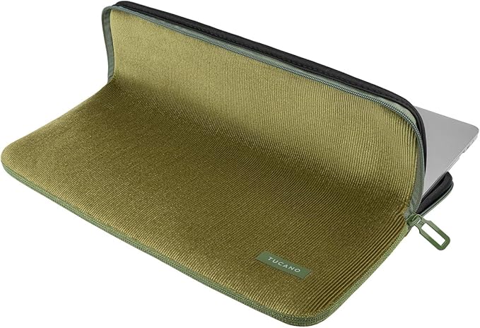 Tucano - Velluto Sleeve, Neoprene Case Cover Compatible with MacBook Pro 16" and Laptop 15.6", Protective PC Cover in Corduroy