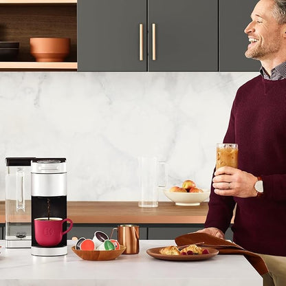 KeurigK Plus Single Serve Coffee Maker, MultiStream Technology, Customizable Strength and Temperature Settings, Programmable, 78oz Removable Reservoir, Stainless Steel