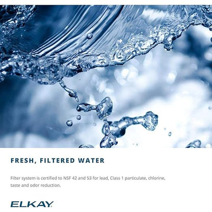 Elkay LZS8S Wall Mount ADA Cooler Filtered Refrigerated Stainless